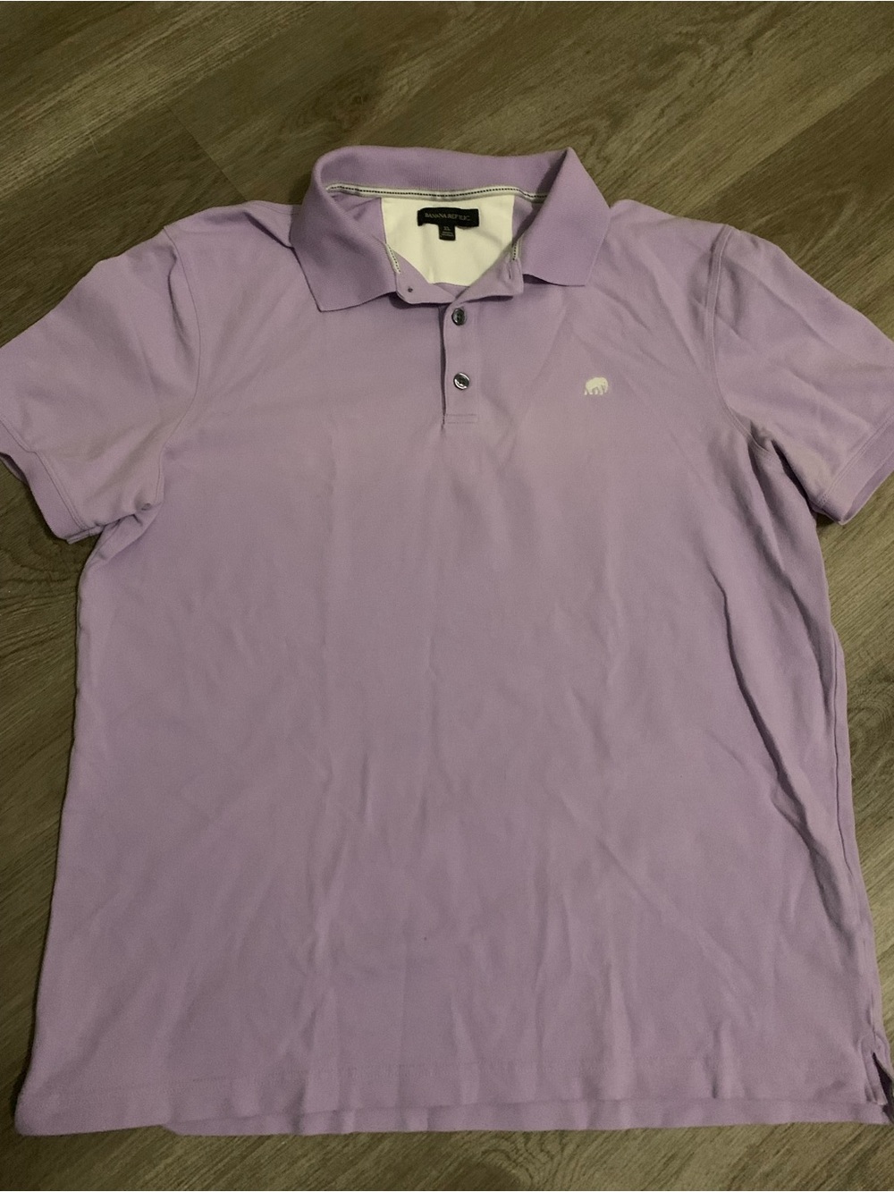 Men's Banana Republic Lavender Polo Shirt Xl